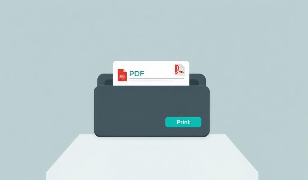 PrintPilot converting a print job into an email attachment